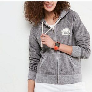 Roots Salt and Pepper Original Full Zip Hoody Size M